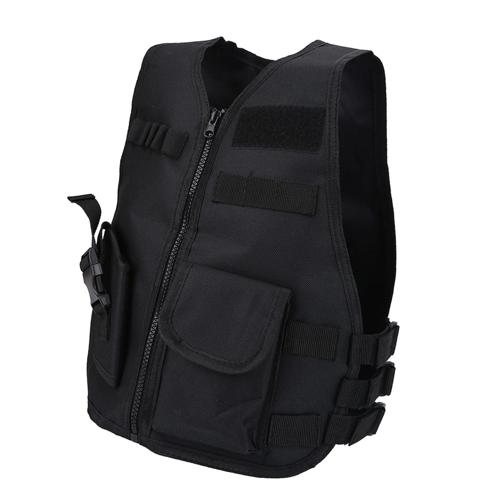 Boys Vest Kid Adjustable Vest Tactic Vest Breathable Children Kids Vest Protective Waistcoat for Outdoor Hunting  Games