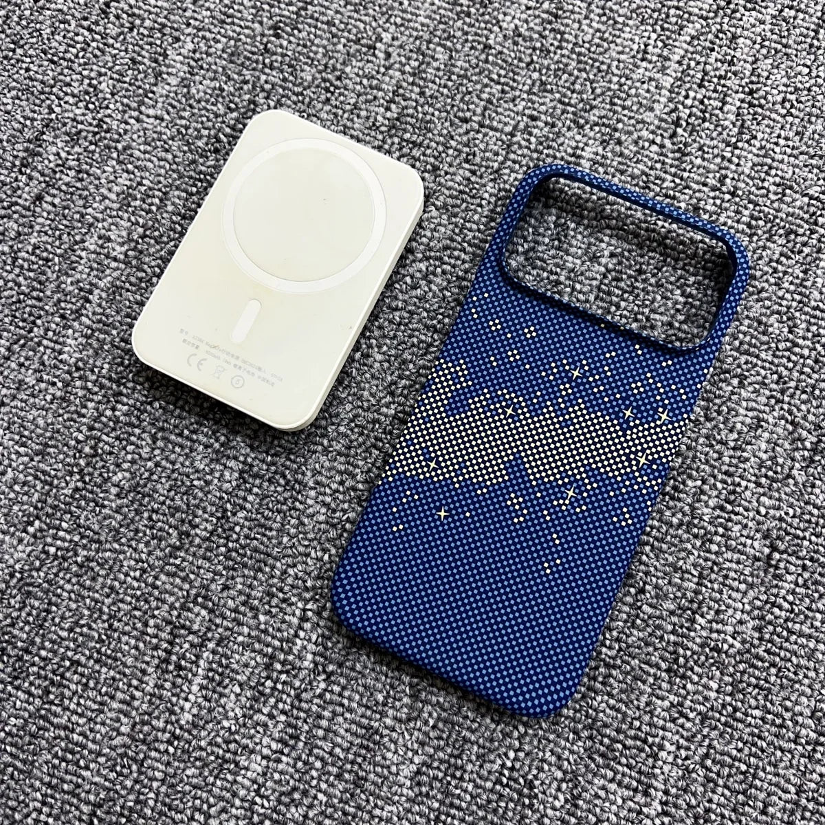 Frameless Carbon Fiber Starry Sky For Magsafe Magnetic Case For iPhone 17 Air 16 15 14 13 12 Pro Max Plus Wireless Charge Cover