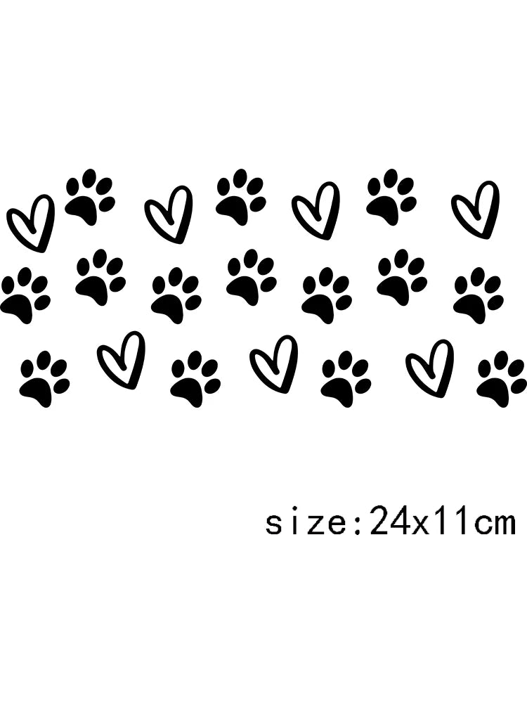1PCS Cartoon Cute Dog Design UV Transfer Sticker For 16oz Cup Wrap Custom Label DIY Logo Self Adhesive Dog Uv Dtf Stickers