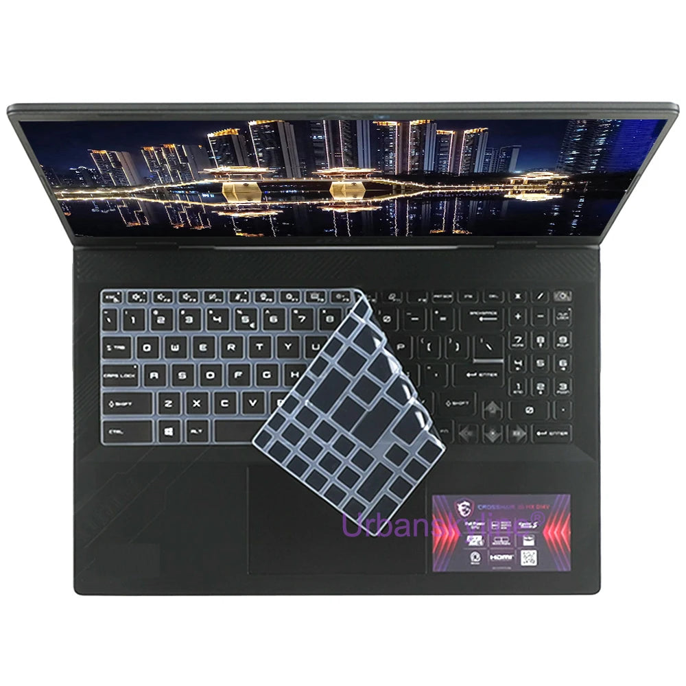 Keyboard Cover for MSI Sword 16 17 HX 15 15.6 17.3 B13V B14V A13U A13V A12V A12V Protector Skin Case Silicone 15.6 17.3