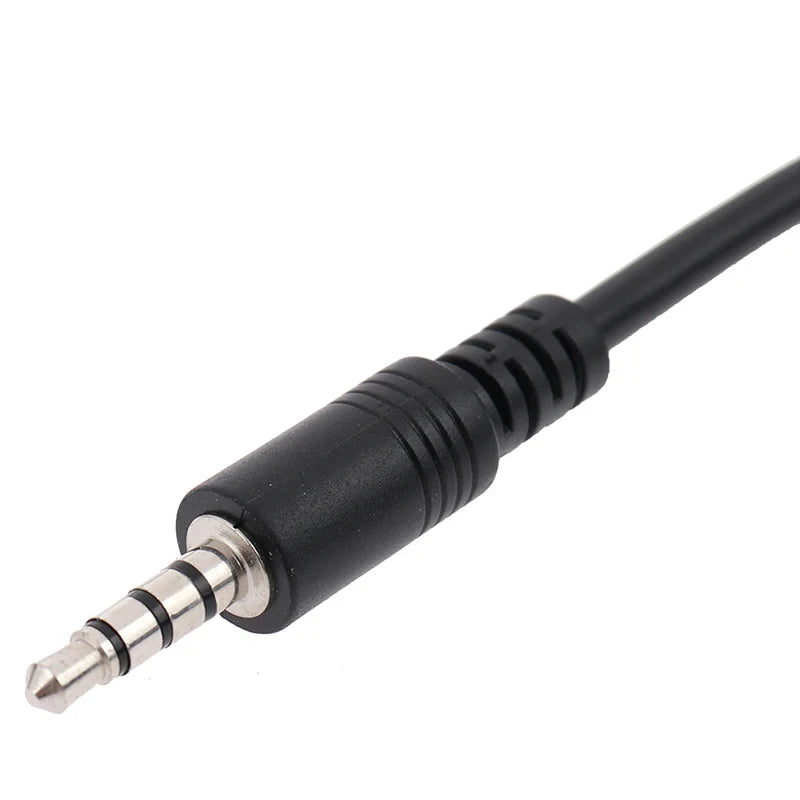 3.5mm Black Car AUX Audio Cable To USB Audio Cable Car Electronics for Play Music Car Audio Cable USB Headphone Converter