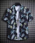 Hawaiian Beach Shirts Men's Short-sleeved Casual Shirts Seaside Vacation Quick-drying Clothes Loose Floral Tops Summer Exclusive