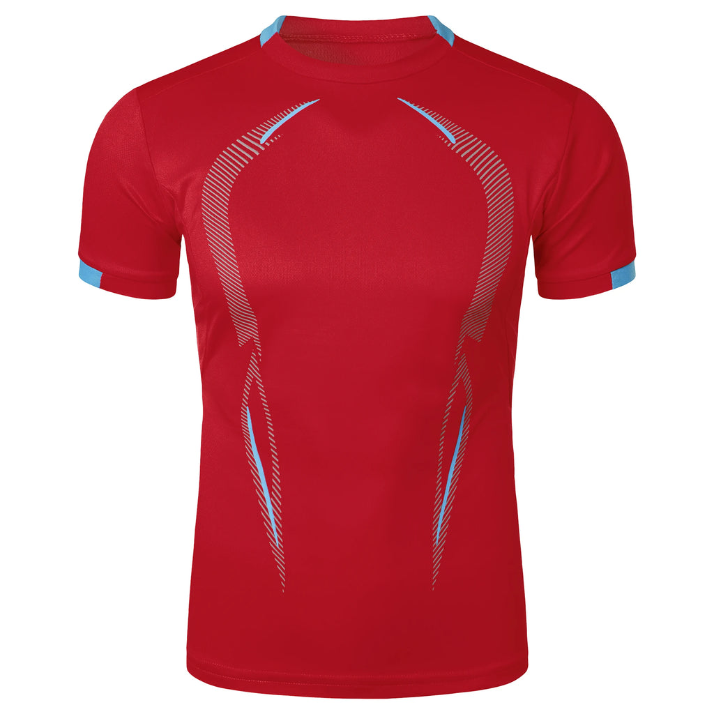 Summer men's fitness sports training Breathable short sleeve quick drying clothes men's sports fashion short sleeve T-shirt