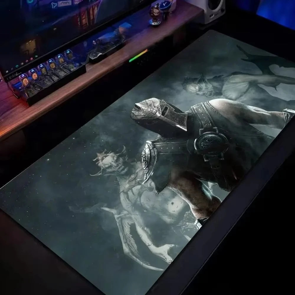 SKYRIM GAMEs Mouse Pad MousePad 900x400 Gaming Accessories Deskmat Desk Mat Game Mats Mause Office Pads Pc Xxl Large