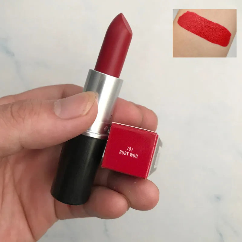 High Quality Brand Lips Long-lasting 3g Rouge a Levres Velvet Teddy Chili Kinda Sexy Whirl Matte Lipstick