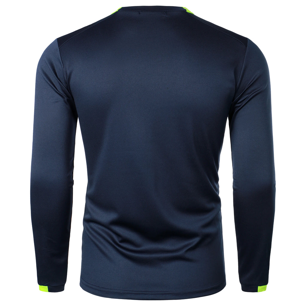 Summer men's fitness sports training Breathable short sleeve quick drying clothes men's sports fashion long sleeve T-shirt