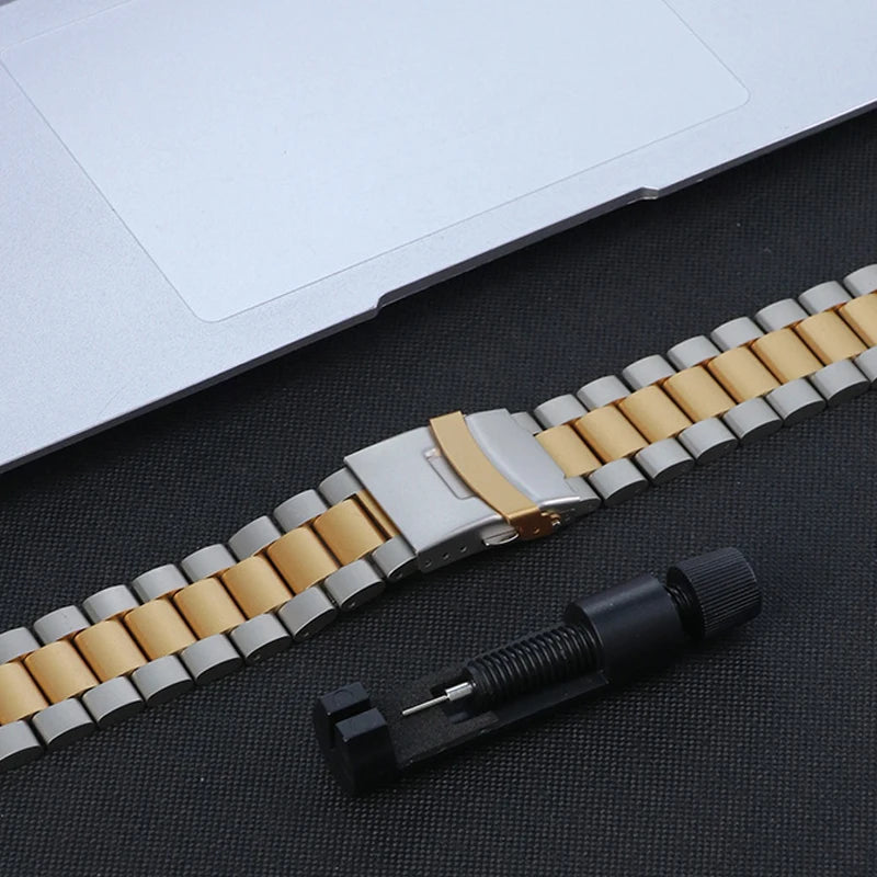 Luxury Stainless Steel Band For Amazfit T-Rex 3 Metal Strap Bracelet For Huami Amazfit trex 3 Watchband Correa Men Business Band