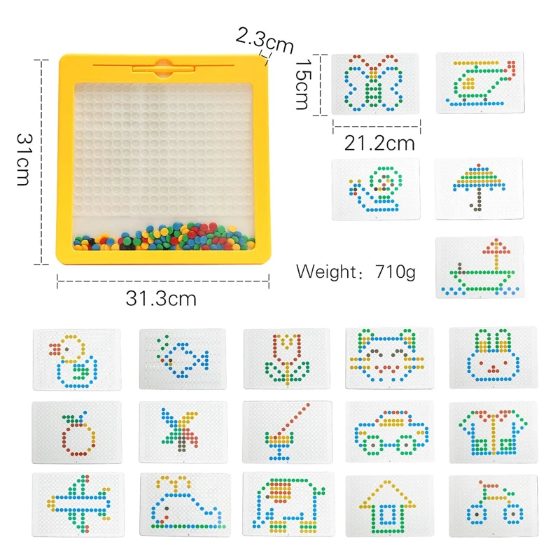 Baby Toys  Animal Magnetic Drawing Board  DIY Toys For Babies  Infant Cognitive Toys  Magnetic  Drawing Board Learning Toys Gift