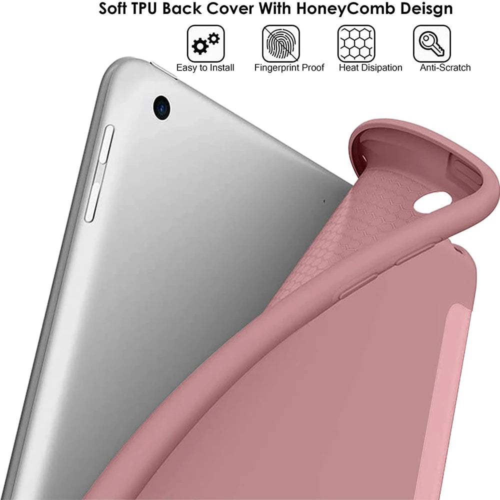 For iPad Air 4 Case Air 5 2022 Ultra Slim Stand Protective Cover 10.9 inch 2022 2020 (A2588/A2589/A2591/A2316/A2324/A2325/A2072)
