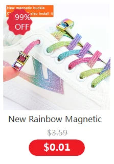 New Colorful Metal Shoelace Clip Press buckle Shoelaces Press Lock Shoes Accessories AF1 Sneakers Kits Metal Laces Tip