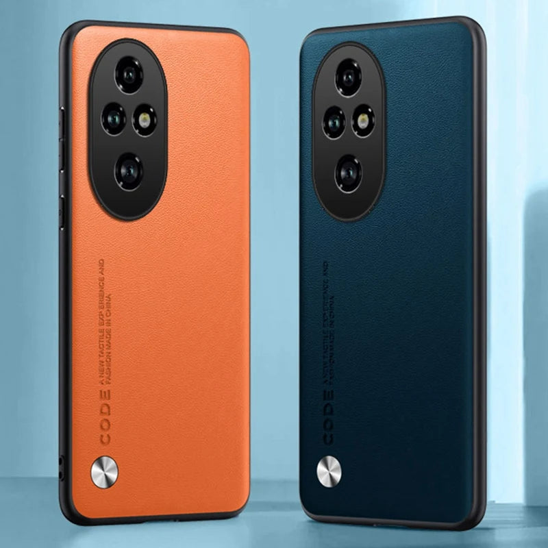 Luxury Leather Phone Case For Honor 200 Pro Protective Cover Matte Silicone Shockproof Case For Honor 200 Lite 5G Honor200 Pro