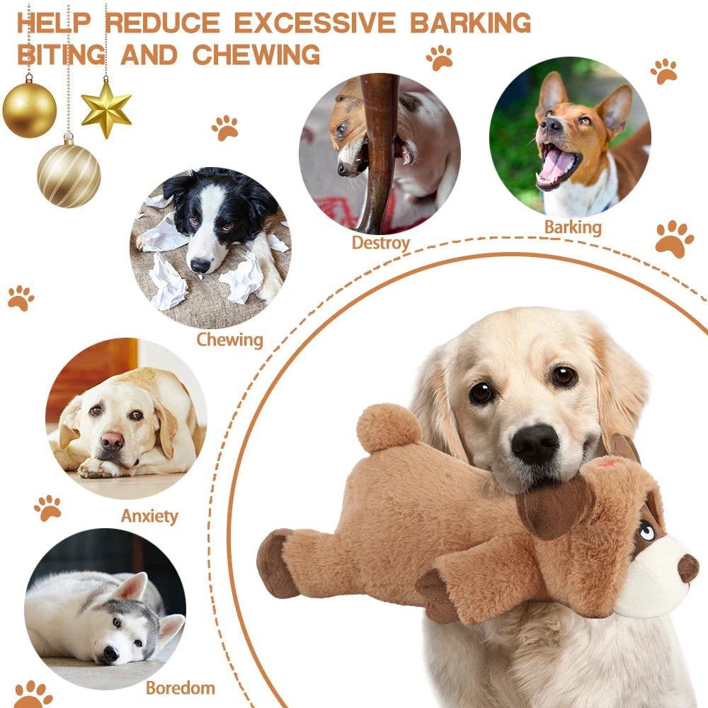 Bear Dog Heartbeat Toy Dog heartbeat toy with built-in heartbeat mechanism to soothe puppy anxiety
