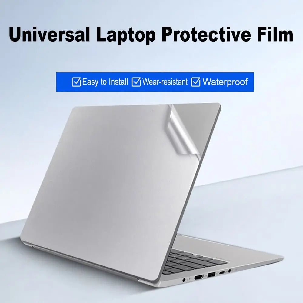 2pcs Universal Laptop Shell Skin Protective Film 10-17 inch Notebook Computer Body Self Adhesive Cover Matte PVC Waterproof