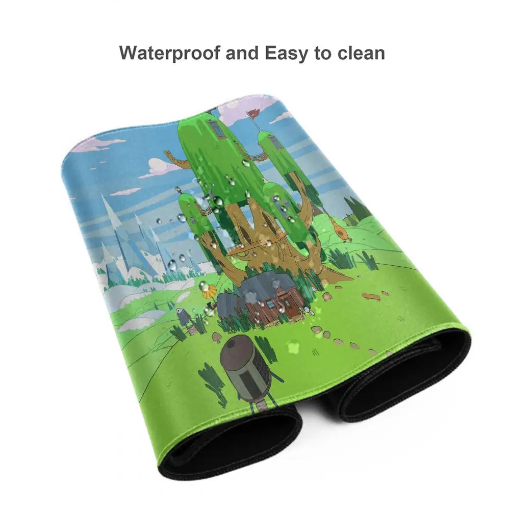 Desk Mat Adventure Time Mouse Pad Large Gamer Cabinet Pc Cabinets 80x30 Extended Cute Keyboard Mousepad Games Gaming Accessories