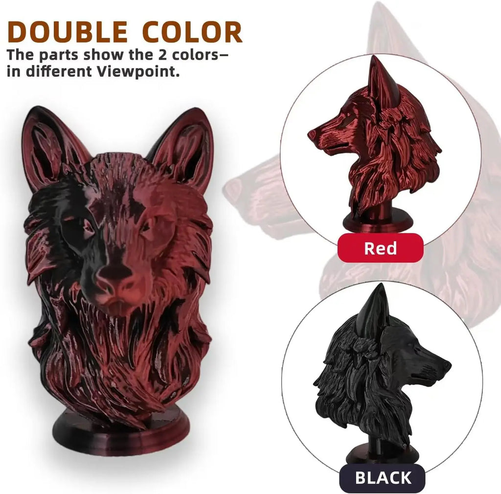 3D Printer Filament,HP3DF PLA Filament,1.75mm Dimensional Accuracy +/- 0.02mm, 1KG Spool (2.2 lbs),Fit Most FDM Printer (Mystic）