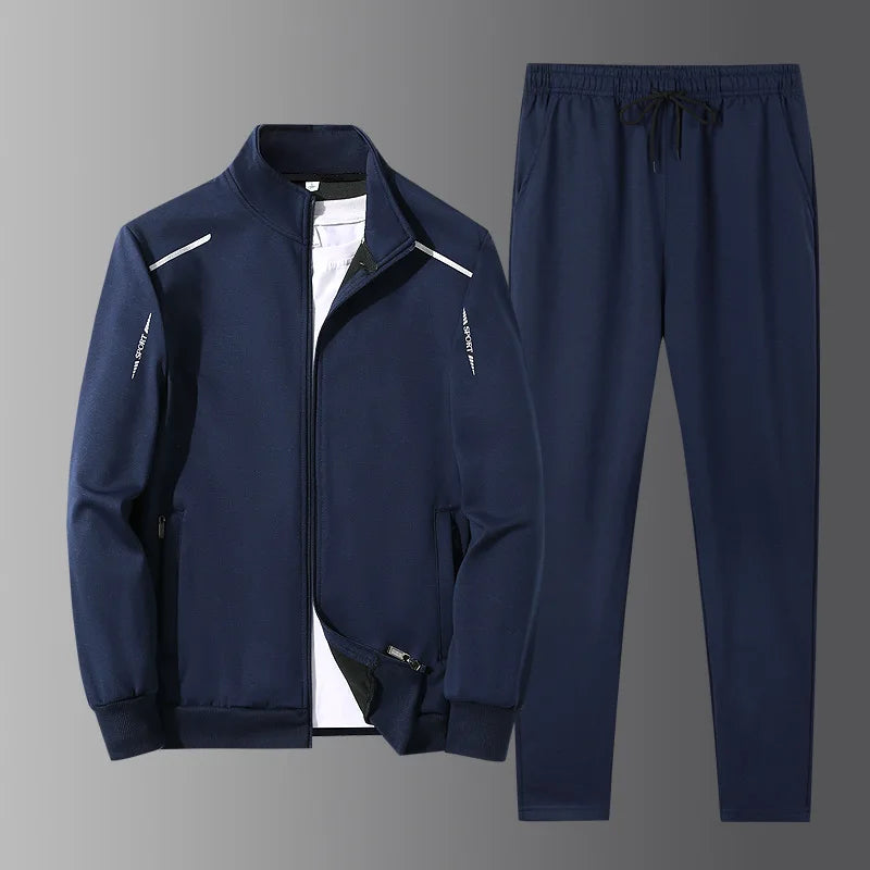 Men's Outdoor Sports Set Two Piece Running Hoodie Sports Set Daily Leisure Fitness Set Team Wholesale Available
