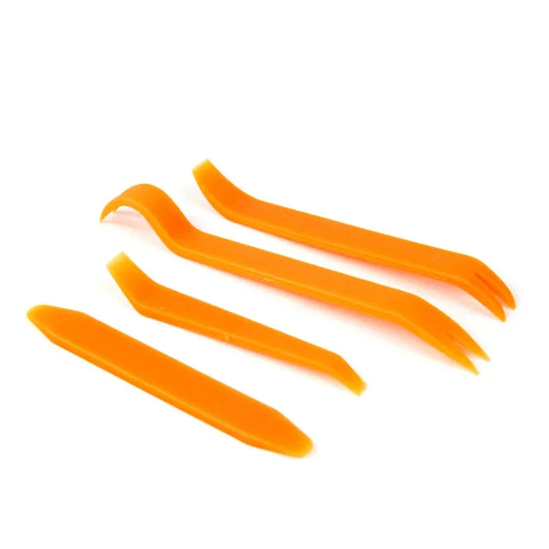 1/4Pcs Plastic Auto Dismantle Tools Kit Car Radio Door Clip Panel Trim Dash Audio Removal Installer Pry Kit Refit Set