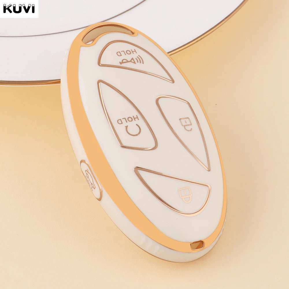 Fashion TPU 5 7 Buttons Car Key Case Cover Shell For Xiandai IONIQ 6 New Grand Prix GN7 Kona Protector Fob Bag Accessories