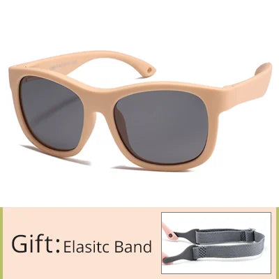 Ralferty Flexible Newborn Children's Glasses Sunglasses Girl Boy Polarized UV400 Protection 0-2 Years Baby Infant Shades Oculos