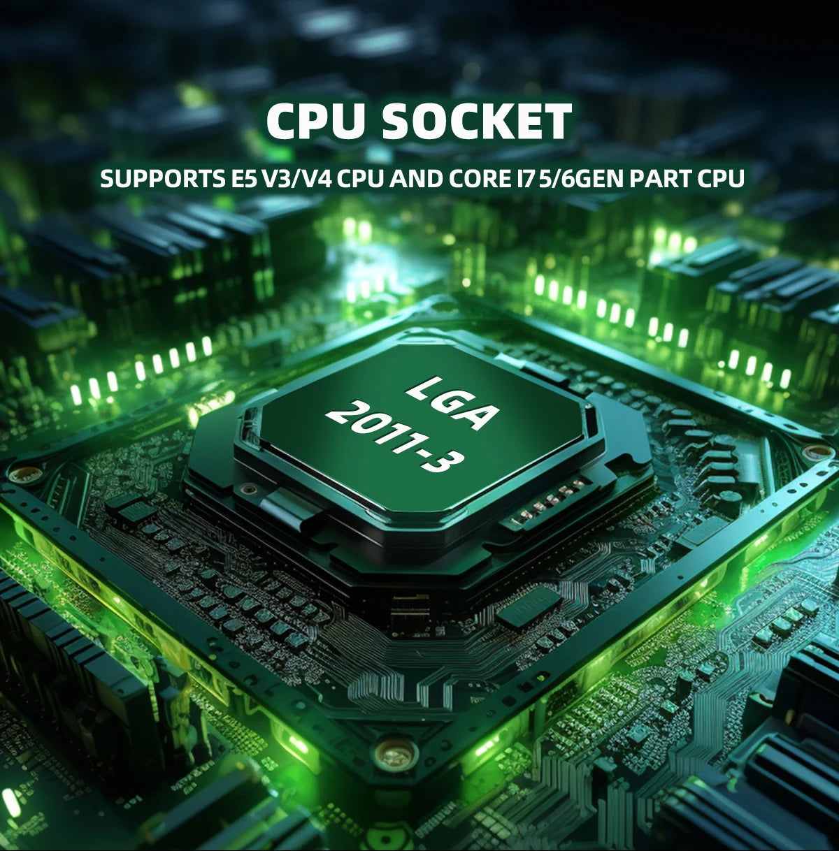 ZSUS X99-8D4 Motherboard Set Kit With LGA2011-3 Xeon E5 2650 V3 CPU DDR4 16GB (1*16GB) 2133MHZ RAM Memory NVME M.2 SATA