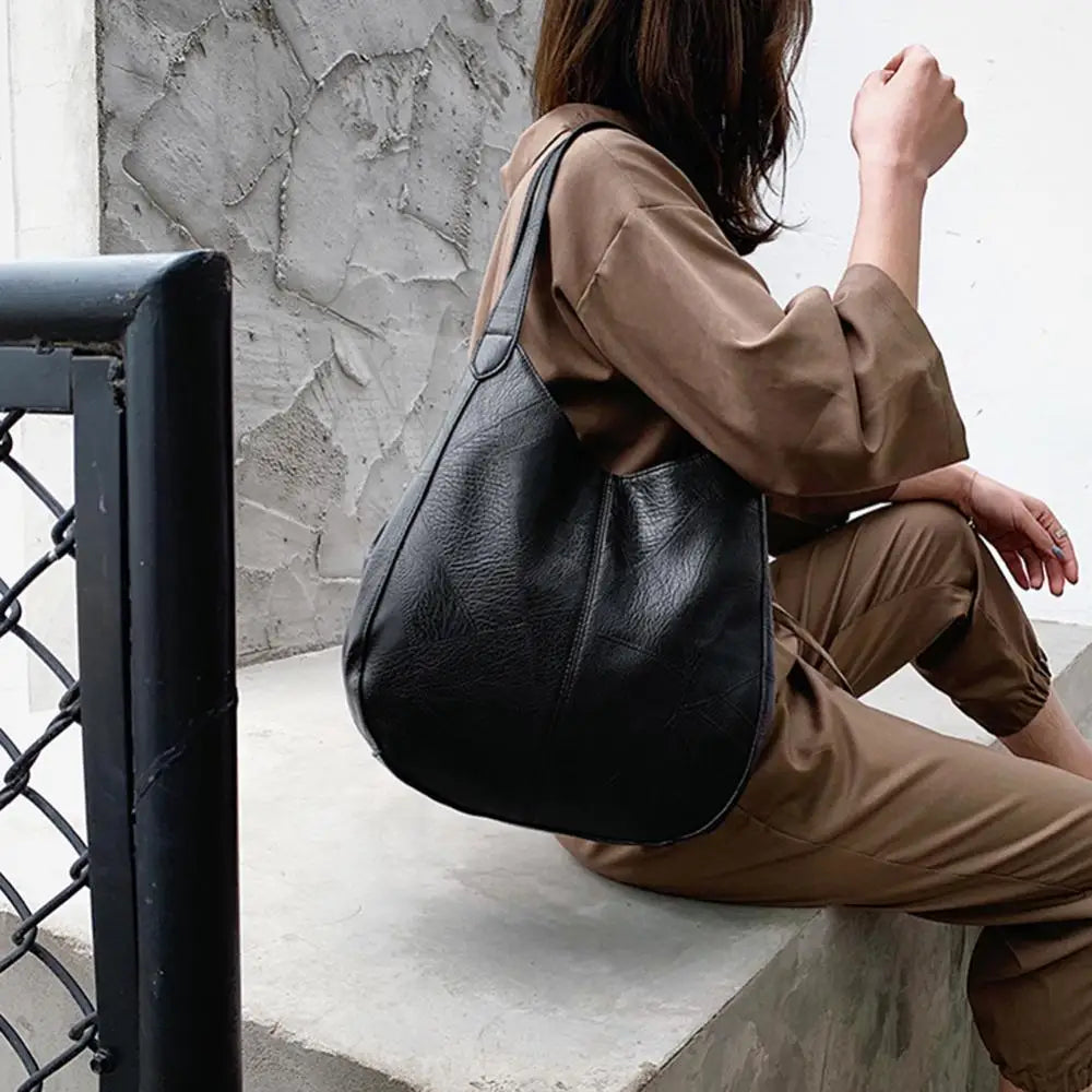 Women's Handbags Vintage Luxury Leather Shoulder Bag Designers Large Bag Modern Fashion Brand Female