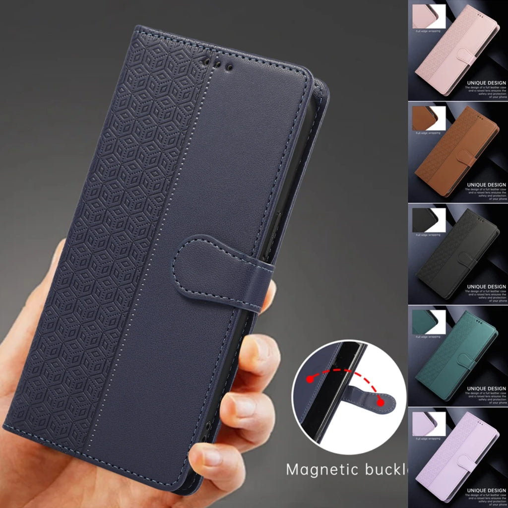 Luxury Leather Phone Case for Google Pixel 10 9 Pro XL 10A 9A 8 8A 7 7A 6 5 Pixel 10Pro XL Flip Wallet Card Stand Cover Coque