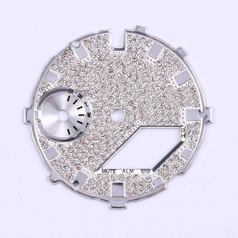 Luxury Diamond Watch Dial For GA2100 GA2100 DIY Watch Mod kit Dial Scale For GA-2100 GA2110 Modification Watch Parts Accessories