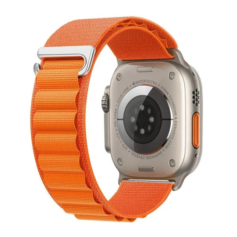 Alpine Loop Strap For Apple Watch Ultra 3 2 1 Band 49mm 11 10 9 8 7 45mm 41mm 42mm 46mm Nylon Bracelet iWatch 6 5 4 3 SE3 2 Belt