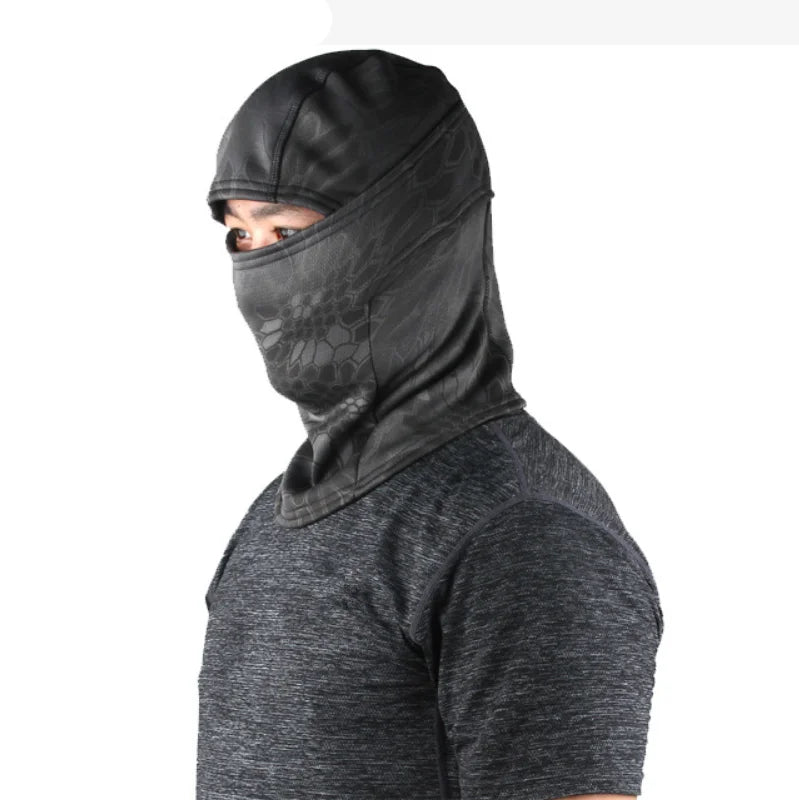 Winter Fleece Camouflage Balaclava Outdoor Hunting Cycling Hiking Skiing Scarf Face Mask Windproof Blaclava for Men