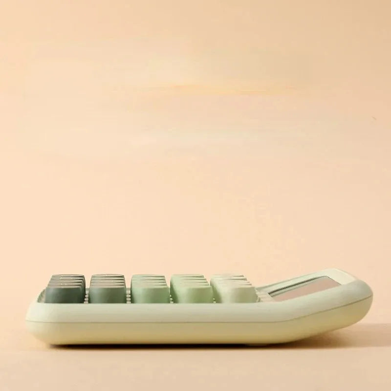 Gradation Candy Portable Calculators Large Display Mechanical Dot Keyboard Back To School Supplies Students/Finance Stationery