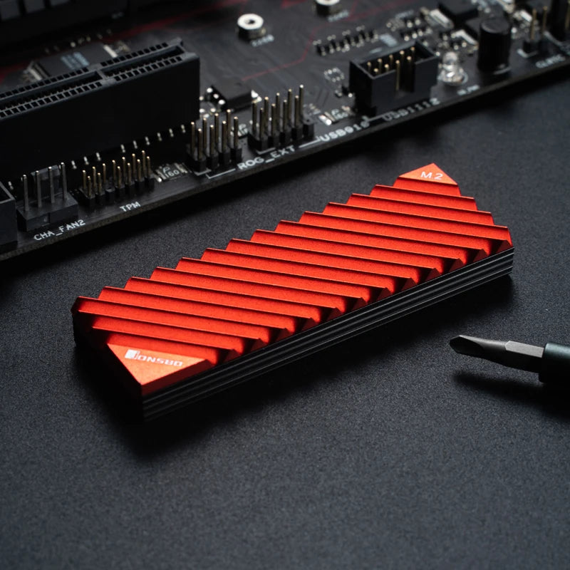 Jonsbo M.2 2280 Solid State Hard Disk Aluminum Heatsink SSD NVMe Heat Sink with Thermal Pad PC Accessories