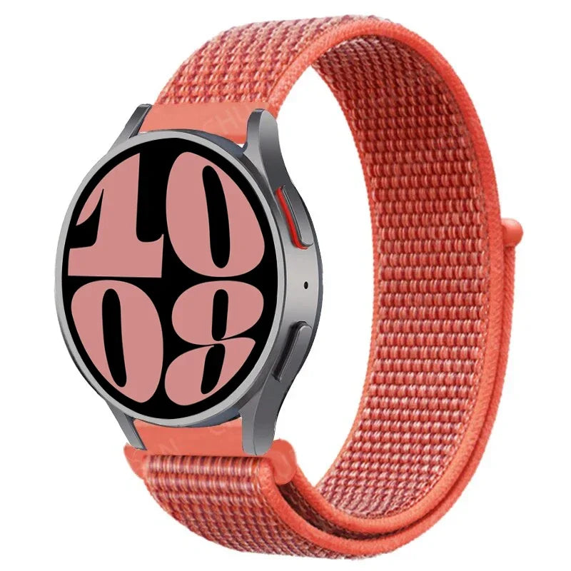 20mm Nylon loop 22mm Band For Samsung Galaxy Watch 6/5/pro/4/Classic/active 2 43-47-40-44mm sport bracelet huawei gt 2/e/3 strap
