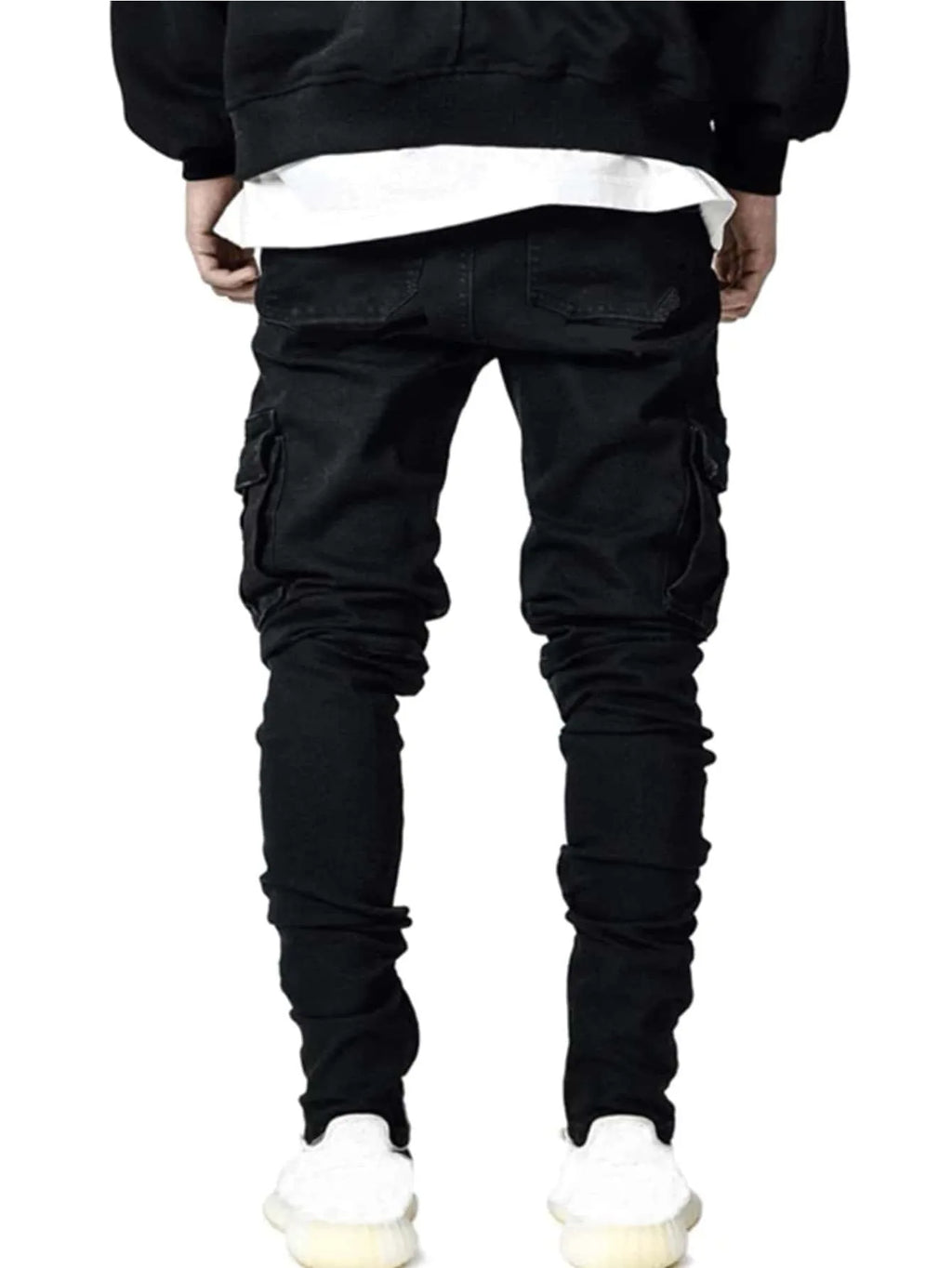 Kakan - High-end Slim Elastic Multi-pocket Leg Jeans, New Skinny Jeans K016-MGD8 In Europe and America