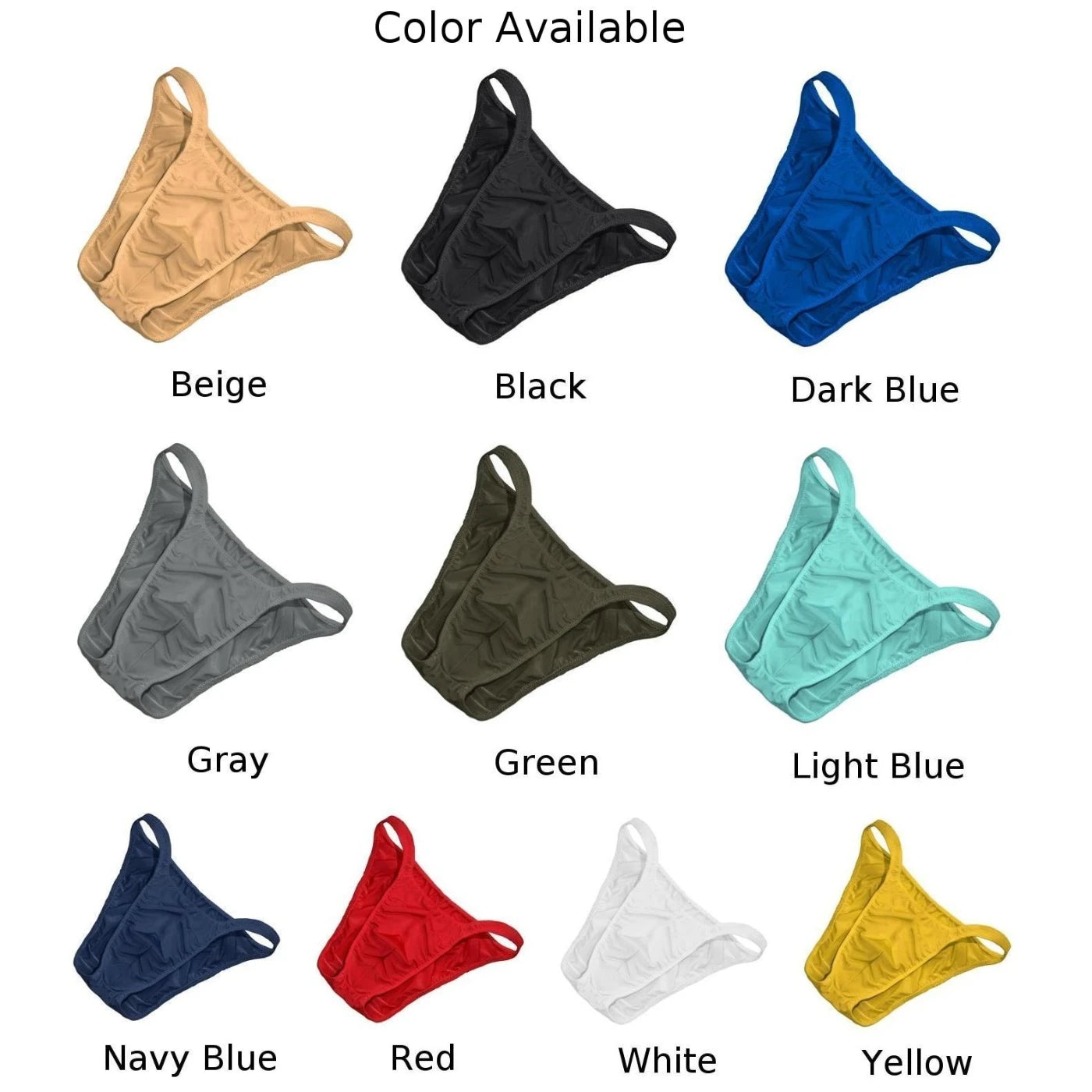Casual Wear Waist cm 66-120 Low Waist Underwear Men Low Waist Breathable Underwear Breathable Panties Solid Color Panties