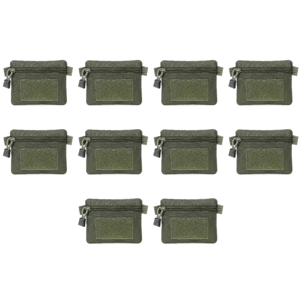 Outdoor Camping EDC Molle Wallet Waterproof Portable Travel Zipper Waist Pouch for Camping Hiking Hunting EDC Pouch