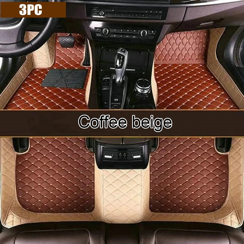 Car Mats Floor For Hyundai Kona Electric OS 2018 2019 2020 2021 2022 Anti Dirt Protective Carpets Leather Mats Car Accessoriess
