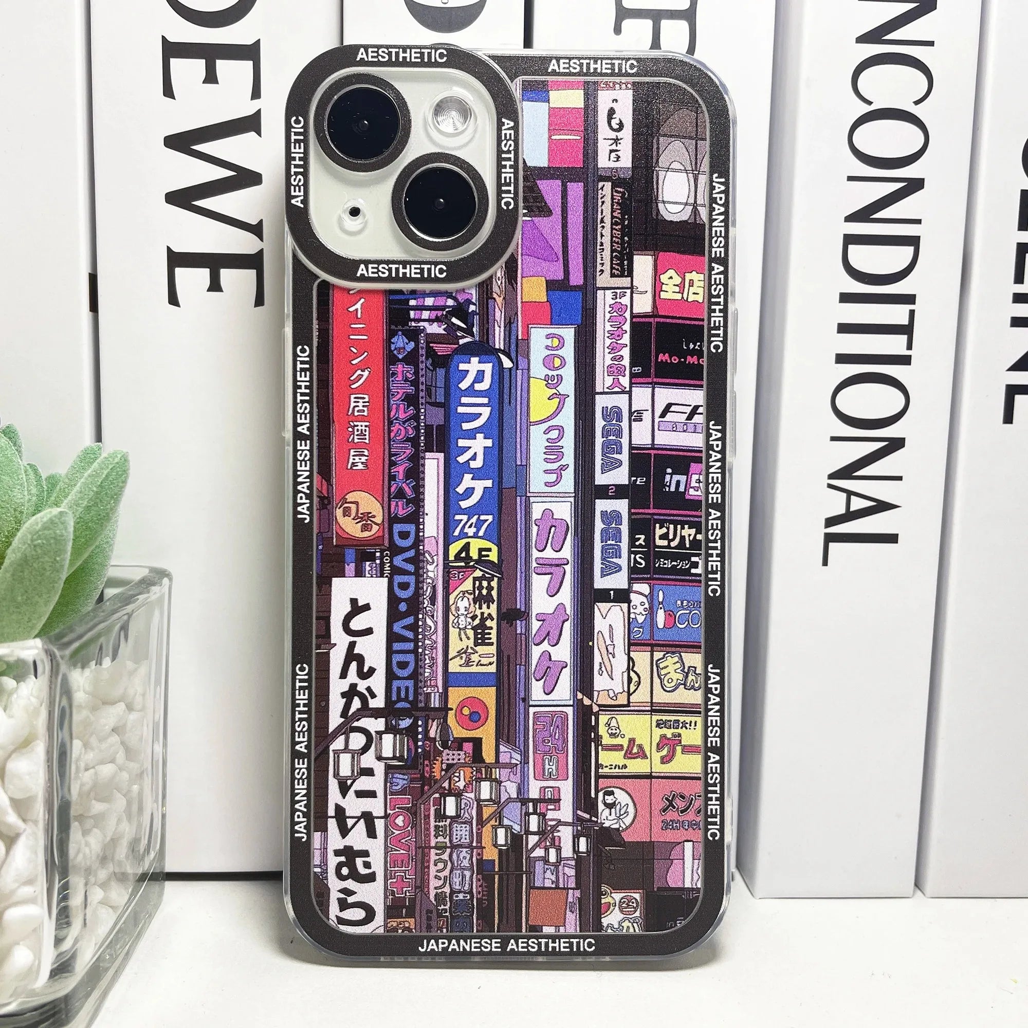 Japanese Aesthetic Tokyo Neon Lights City Street Phone Case For Samsung Galaxy S10 S20 S21 S22 S23 S24 FE Plus Ultra Note 20