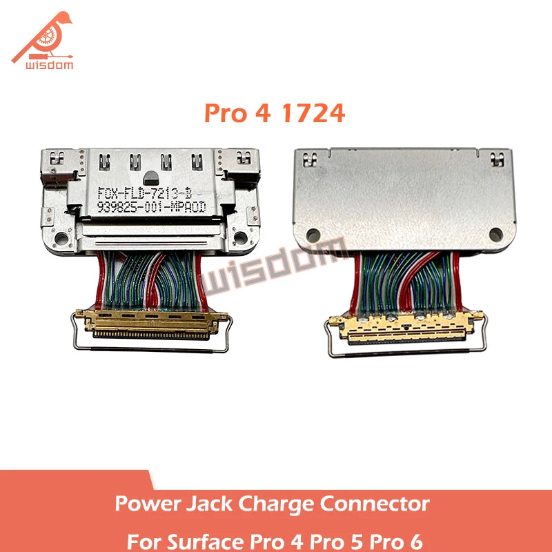 Laptop Dock Port Charging DC Jack Charge Connector For Surface Pro 4 1724 Pro 5 1796 Pro 6 1807 DC Jack Charge Port Replacement