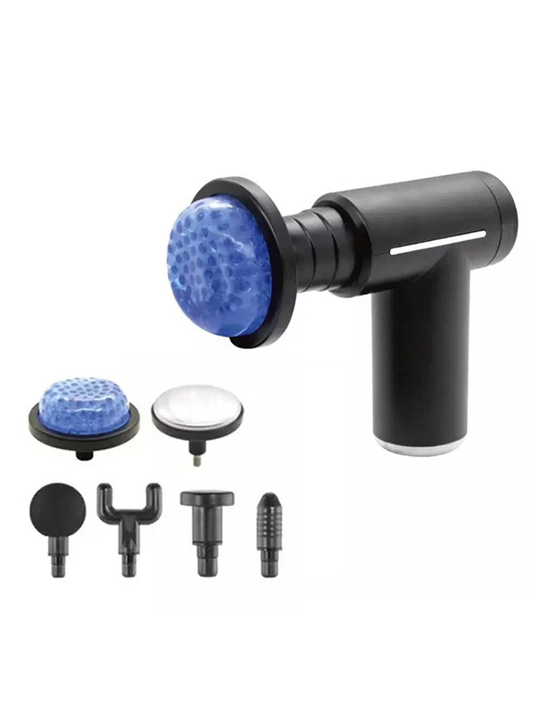 6 Replacement Head Fascia Guns Cold Compress Hot Compress Fitness Electric Impact Gun Muscle Relaxation Massager Small Vibrator