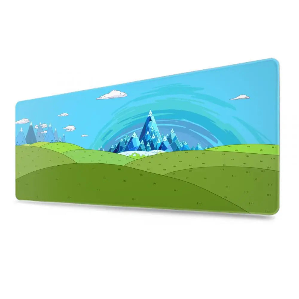 Desk Mat Adventure Time Mouse Pad Large Gamer Cabinet Pc Cabinets 80x30 Extended Cute Keyboard Mousepad Games Gaming Accessories