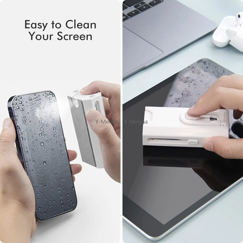 8 in 1 Cleaning Kit Computer Keyboard Cleaner Brush Earphones Cleaning Pen for  Headset IPad Phone Cleaning Tools Keycap Puller