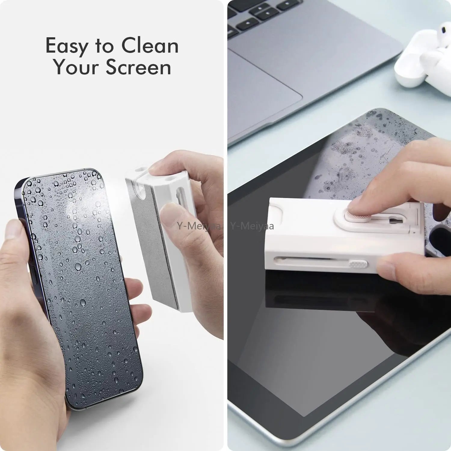 8 in 1 Cleaning Kit Computer Keyboard Cleaner Brush Earphones Cleaning Pen for  Headset IPad Phone Cleaning Tools Keycap Puller