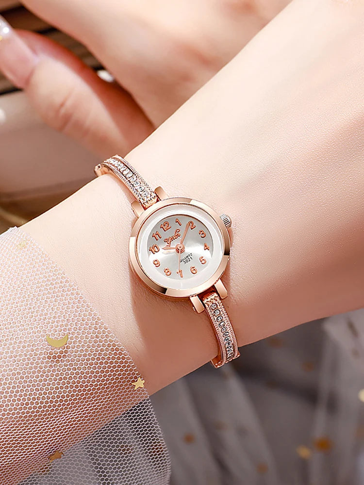 Elegant, unique, versatile, simple and fashionable ladies' bracelet, small and exquisite, light luxury watch for women