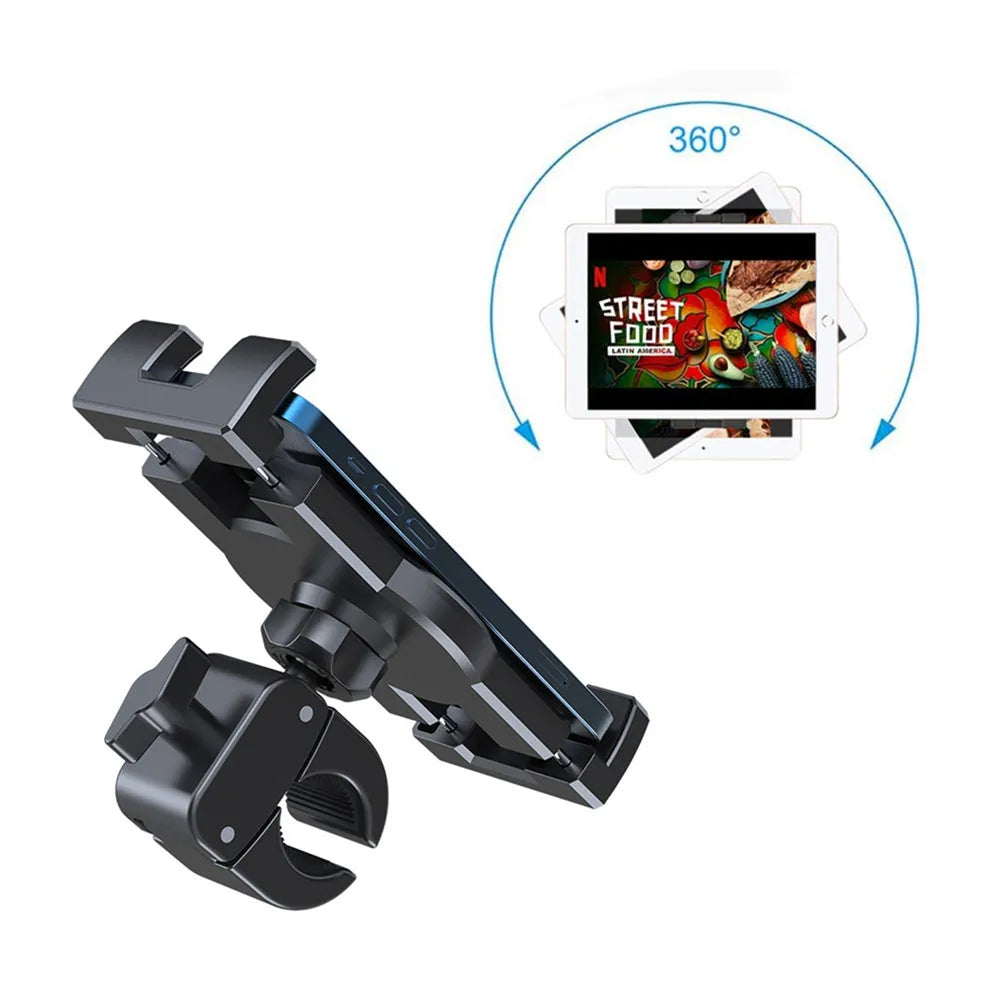 Handlebar Tablet Clamp Mount for 4.7 to 13 inch Motorcycle Bicycle Scooter Clip Phone Holder for iPad 12.9 S8 S7 Fe Plus Stand