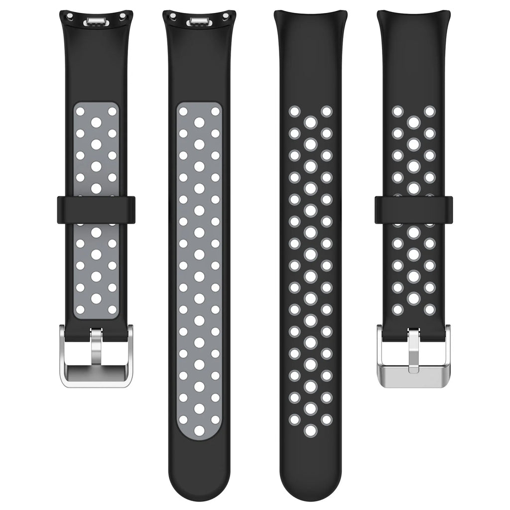 Silicone Watch Strap For Xiaomi Band 9 8 Two-Color Breathable Smart Watchband Replacement Bracelet for Xiaomi Mi Band 8 9 Strap