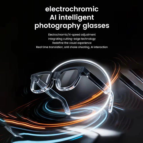 2026 AI Smart Glasses: AI Voice Translation, Video, Bluetooth Call, Music Touch Photochromic Lenses Hands-free, Universal Gift