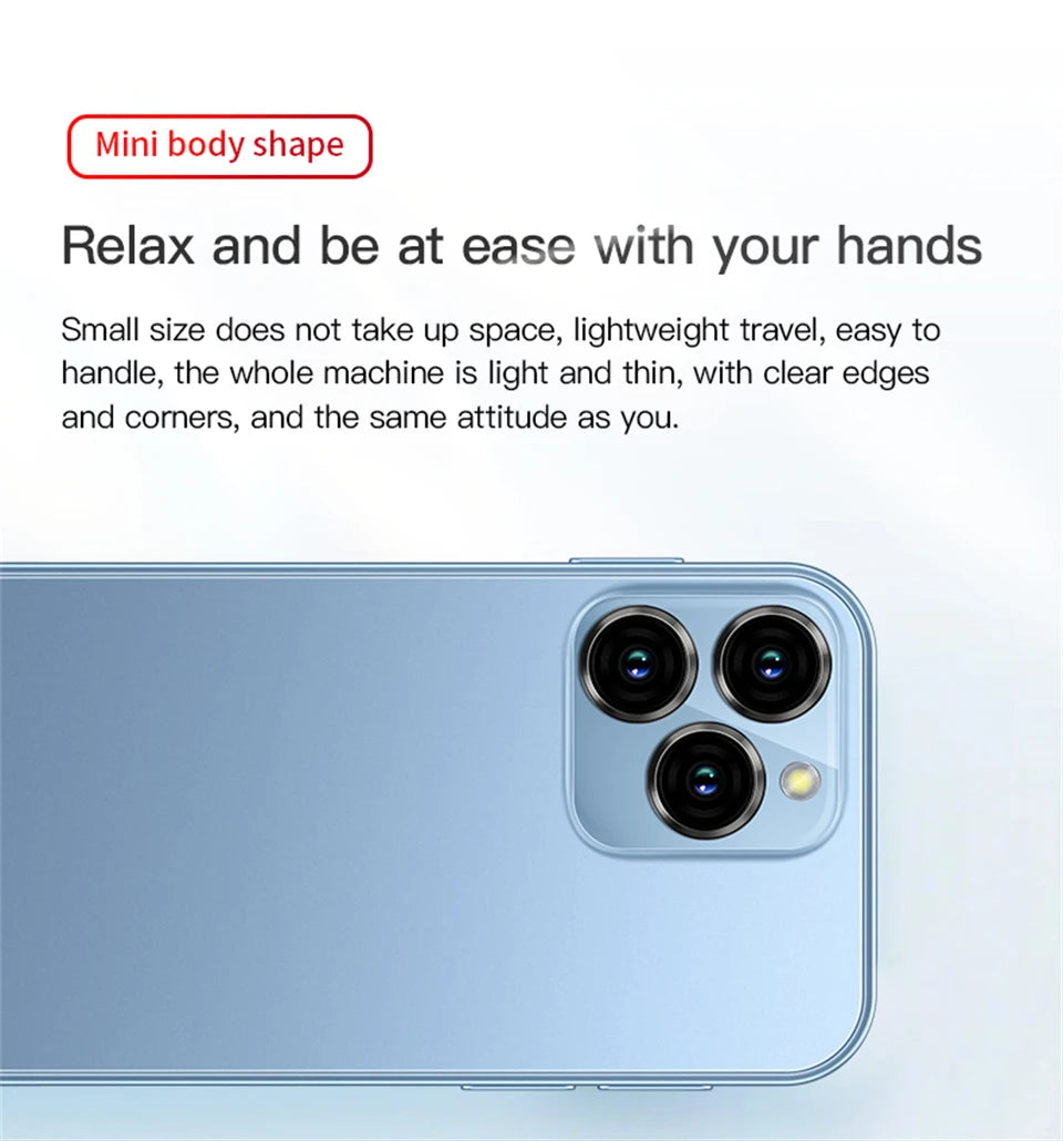 SOYES XS16 Americas Version 4G Network 3.0" Mini Smartphone 3GB RAM 64GB ROM Android 10.0 WIFI Bluetooth GPS Small Phone
