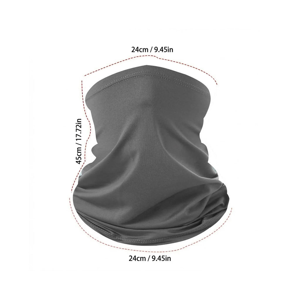 Ice Silk Breathable Anti-UV Sunscreen Outdoor Hiking Cycling Mask Unisex Cooling Quick Dry Head Wrap Face Scarf