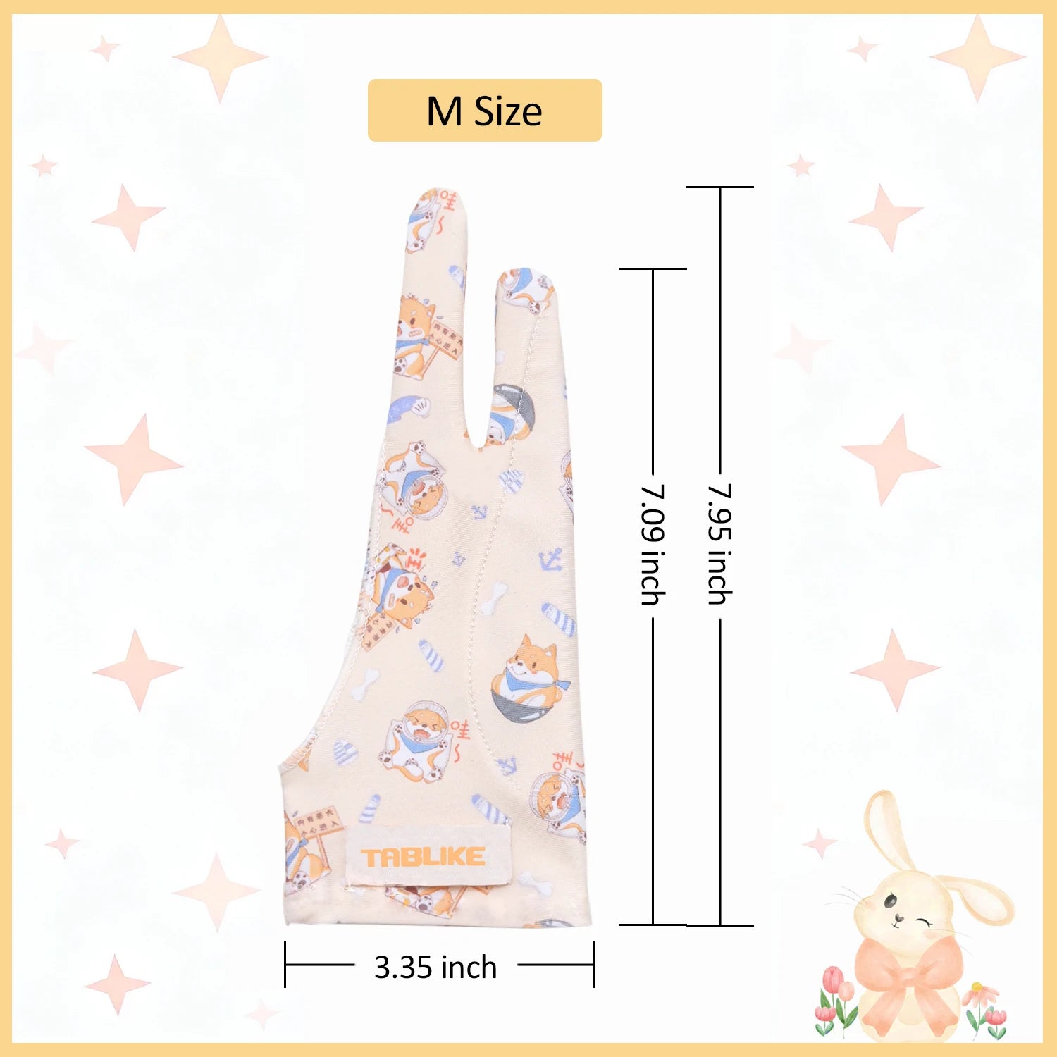 Three-layer Non-slip Glove for iPad/Graphics Drawing Tablet HUION /WACOM/XP-PEN, Drawing Glove for sketching Paiting Art Student