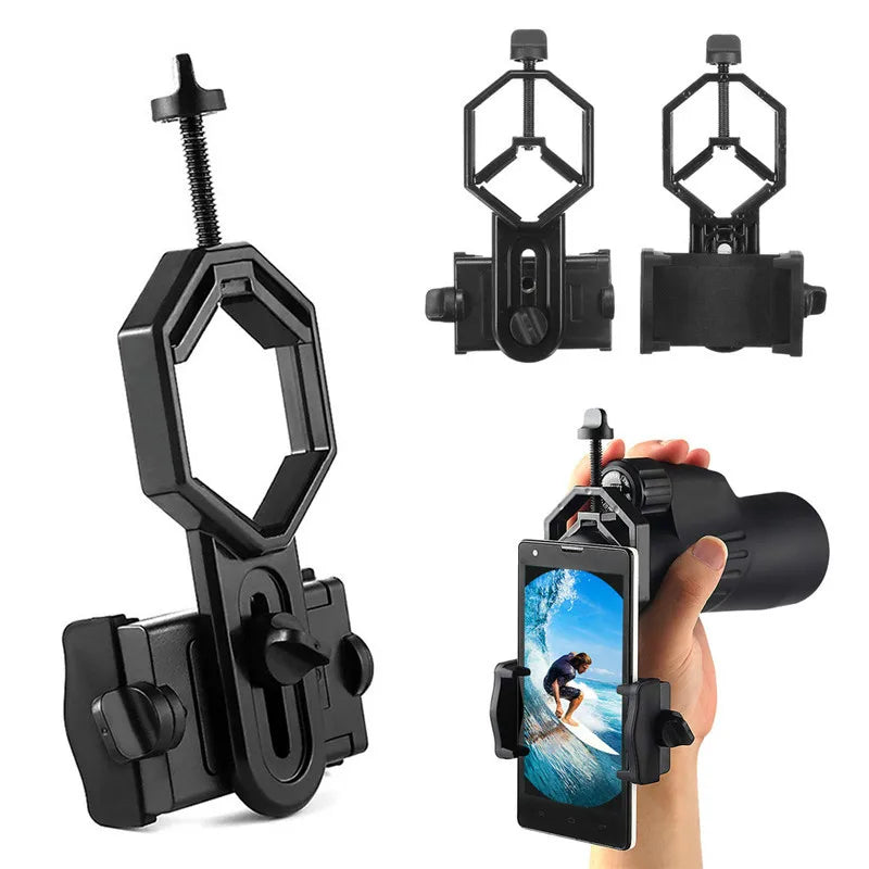 ERIKOLE Universal Cell Phone Adapter Clip Mount Binocular Monocular Spotting Scope Telescope Phone Holder Support Eyepiece